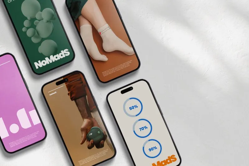 Social media content and engagement on a phone